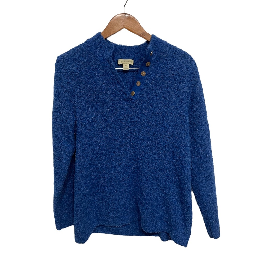 AppleSeeds Royal Blue Oversized Long Sleeve